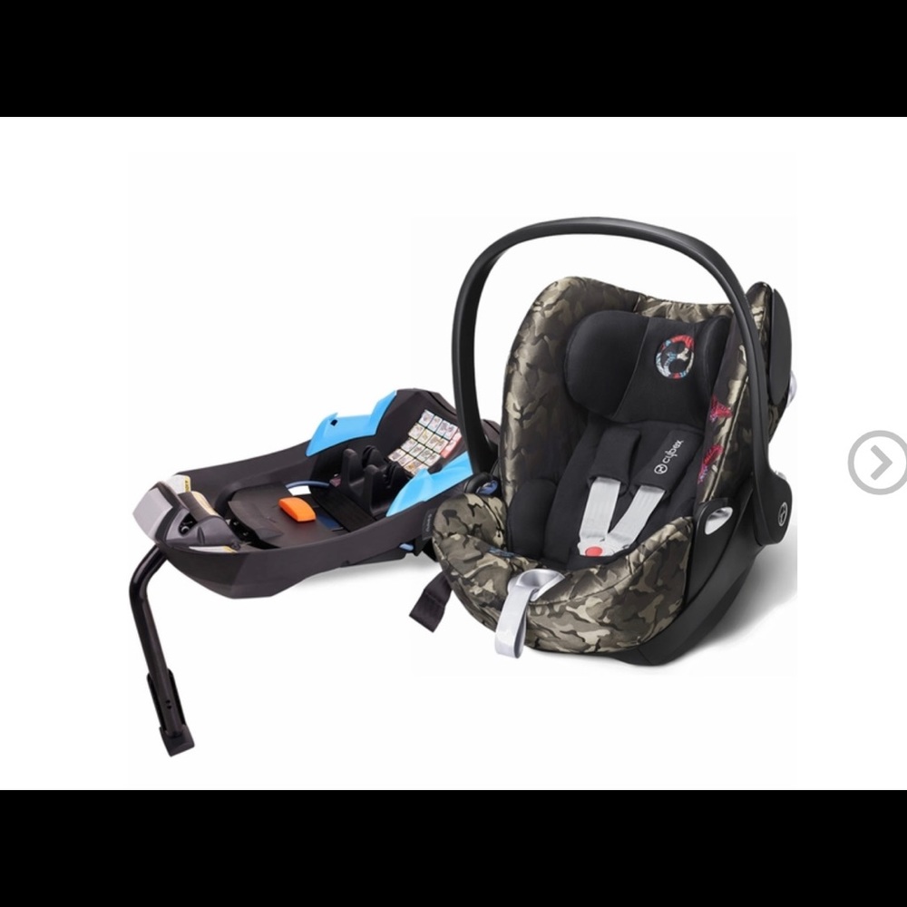 Butterfly cybex car seat new infant reclines